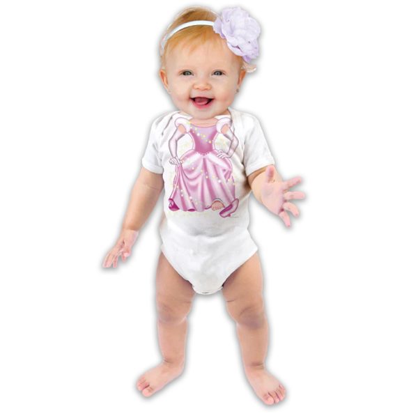 Cinderella Pink Baby Romper - Just Add A Kid