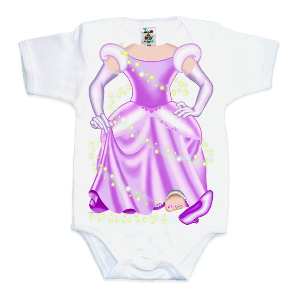 Cinderella Pink Baby Romper - Just Add A Kid - Image 2