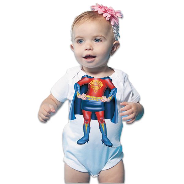 Supper Girl Baby Romper - Just Add A Kid