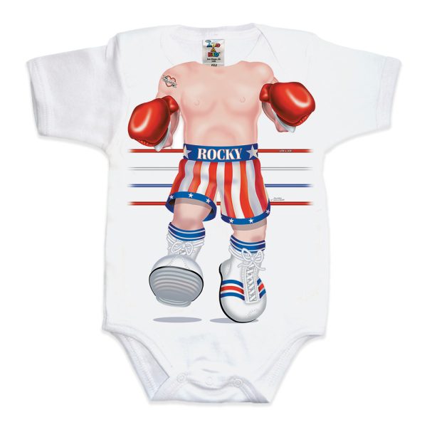 Boxer Rocky Baby Romper - Just Add A Kid - Image 2