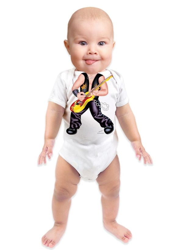 Rock Star Baby Romper - Just Add A Kid