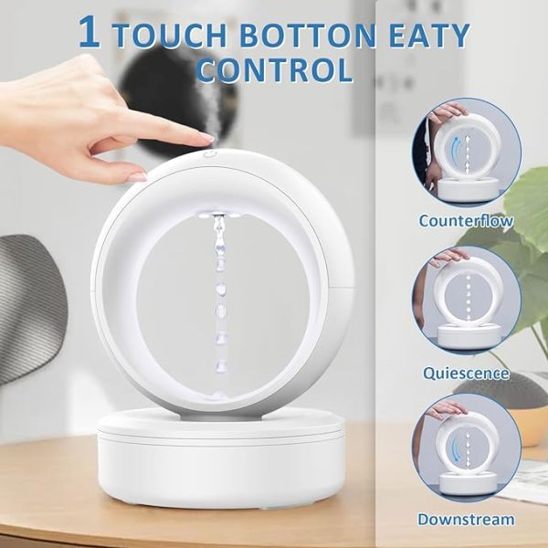 Innovatek AntiGravity Waterdrop Humidifier 680ml for Office And Home - Image 5