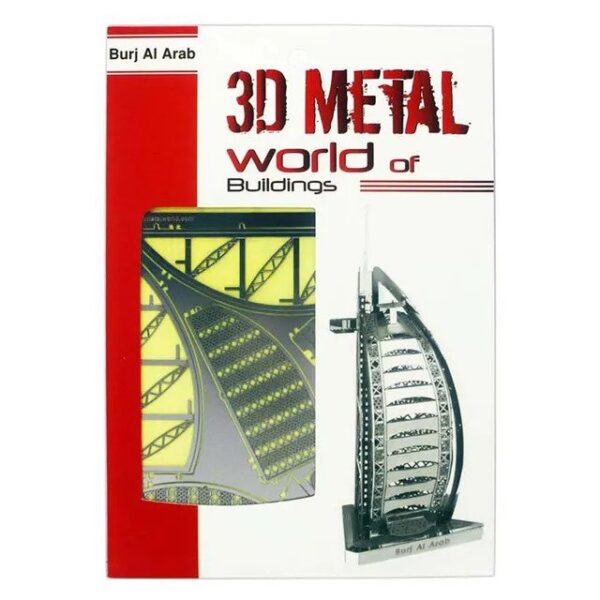 3D Metal Model Burj Al Arab - Image 3