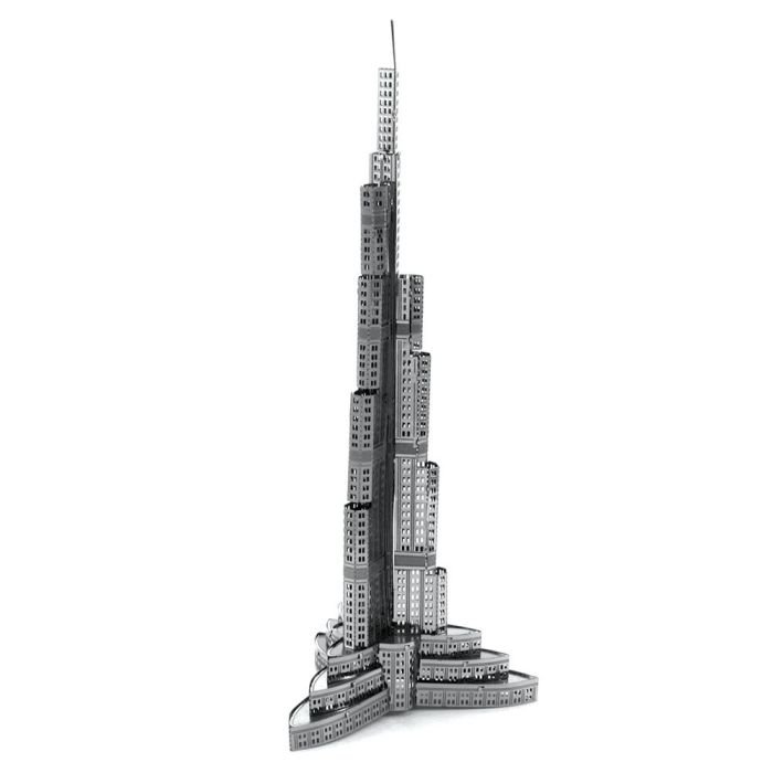 3D Metal Model  Burj Khalifa