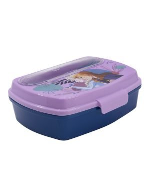 STOR FUNNY SANDWICH BOX WITH CUTLERY FROZEN TRUST THE JOURNEY