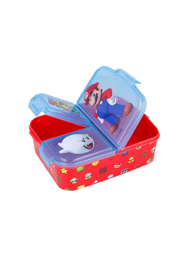 STOR MULTI COMPARTMENT SANDWICH BOX SUPER MARIO BOX - Image 3