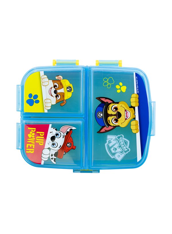STOR XL MULTI COMPARTMENT RECTANGULAR SANDWICH BOX PAW PATROL PUP POWER - Image 2