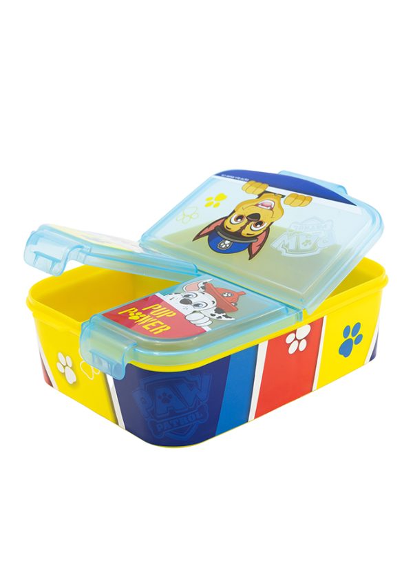 STOR XL MULTI COMPARTMENT RECTANGULAR SANDWICH BOX PAW PATROL PUP POWER - Image 3