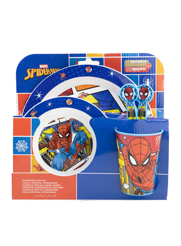 STOR 5 PCS KIDS MICRO SET SPIDERMAN MIDNIGHT FLYER