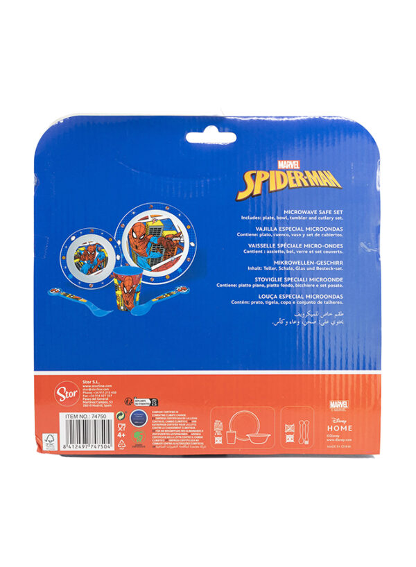 STOR 5 PCS KIDS MICRO SET SPIDERMAN MIDNIGHT FLYER - Image 2