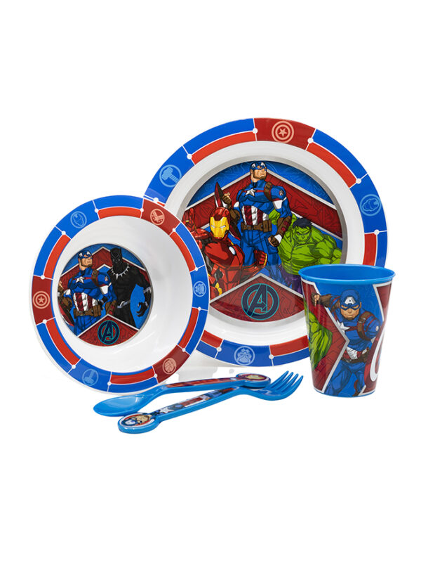 STOR 5 PCS KIDS MICRO SET AVENGERS HERALDIC ARMY