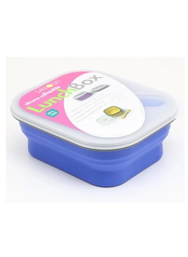 Lexngo Silicone Collapsible Noodle Box Blue