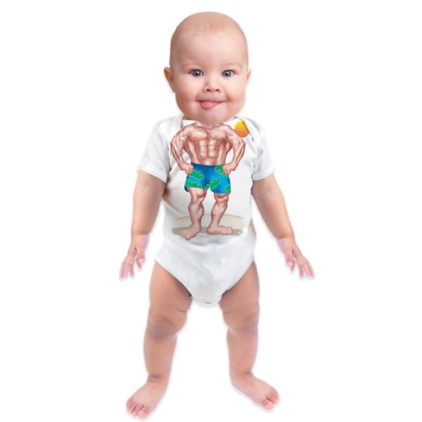 Muscle Boy Baby Romper - Just Add A Kid