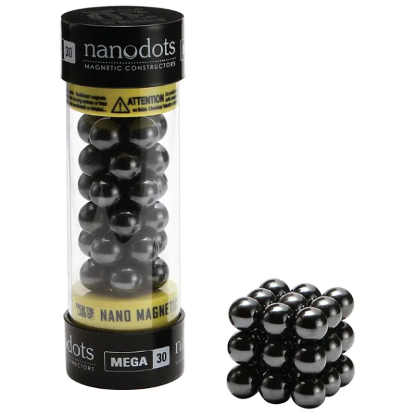 Nanodots Original Edition Magnetic Constructors Mega 30 Magnetic dots Black Color