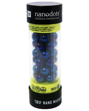 Nanodots Original Edition Magnetic Constructors Mega 30 Magnetic dots Blue Color