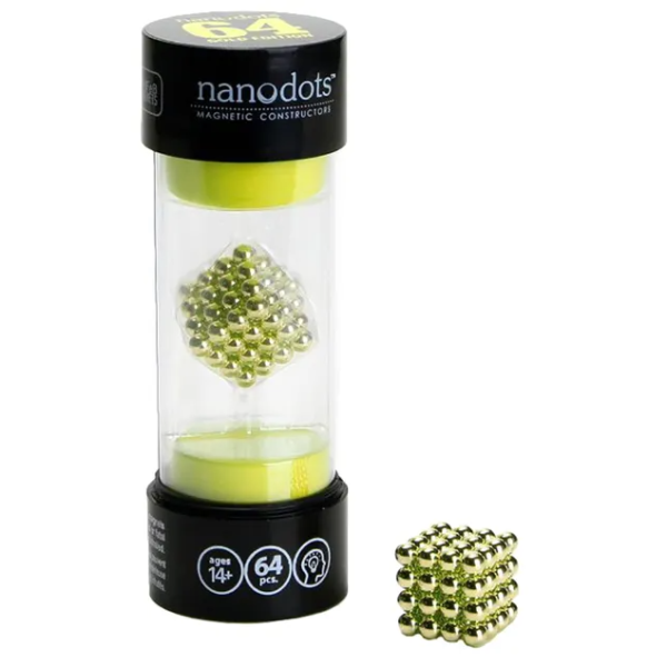 Nanodots Original Edition Magnetic Constructors Nanodots 64 Gold