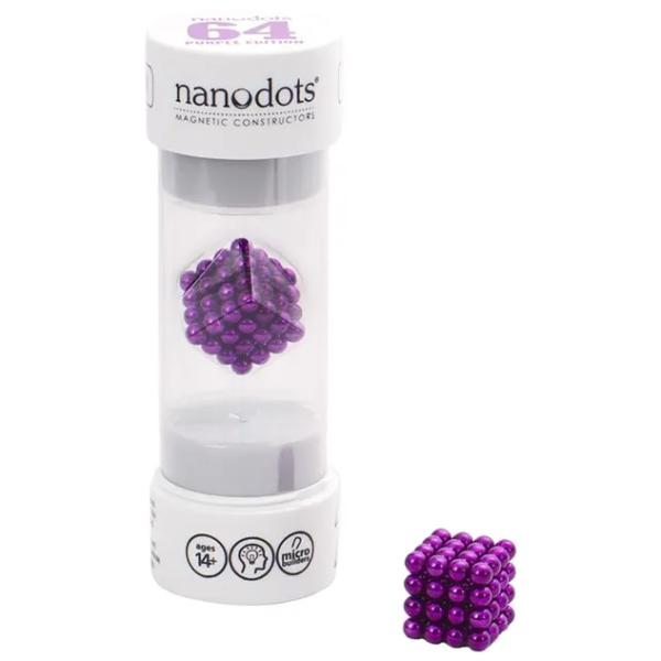 Nanodots Original Edition Magnetic Constructors Nanodots 64 Purple