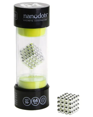 Nanodots Original Edition Magnetic Constructors Nanodots 64 Silver