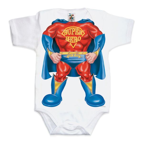 Supper Hero Baby Romper - Just Add A Kid - Image 2